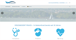 Desktop Screenshot of drszabodent.hu